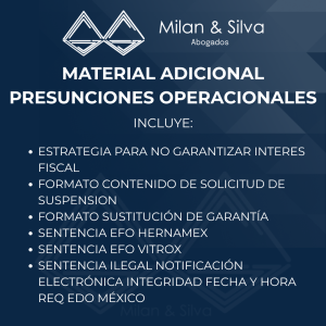 MATERIAL ADICIONAL PRESUNCIONES OPERACIONALES