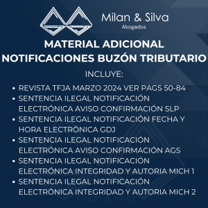 MATERIAL ADICIONAL NOTIFICACIONES BUZÓN TRIBUTARIO