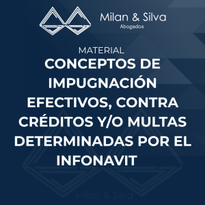 CONCEPTOS DE IMPUGNACIÓN EFECTIVOS, CONTRA CRÉDITOS Y/O MULTAS DETERMINADAS POR EL INFONAVIT