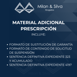 MATERIAL ADICIONAL PRESCRIPCIÓN